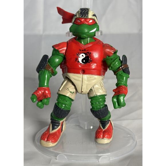 2003 MIRAGE STUDIOS NINJA TURTLE ACTION FIGURE RAFAEL MISSING BELT - Picture 1 of 6